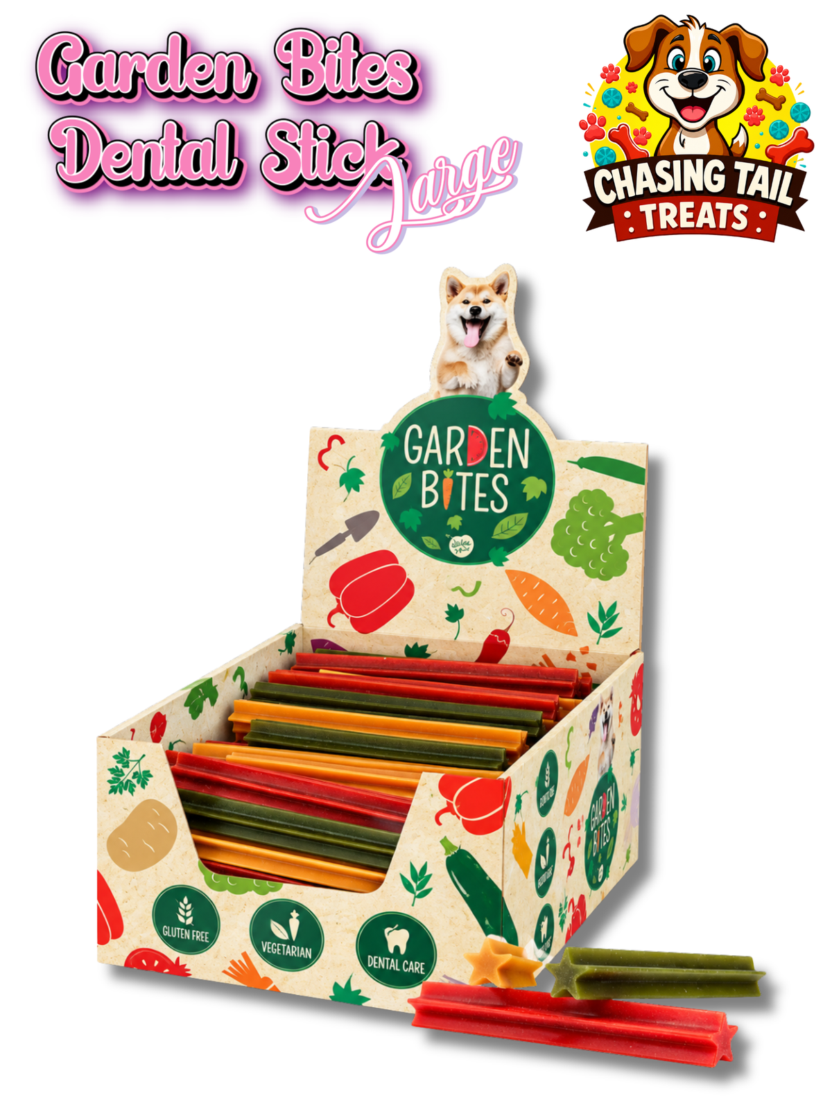 Garden Bites Veggie Dental Sticks