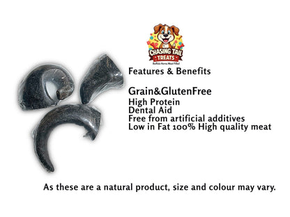 Natural Dog Treats - Buffalo Horns Meat Filled Small