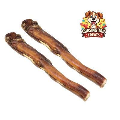 Natural Dog Treats  - British Pizzles "Bully Sticks" - 24cm