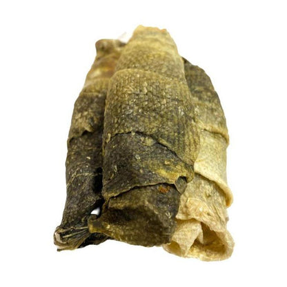 Natural Dog Treats - Cod Skin Rolls - Pack of 5