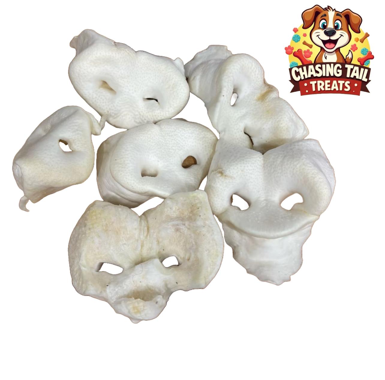 Pig Snouts Puffed - Natural Dog Treats for Dental Health