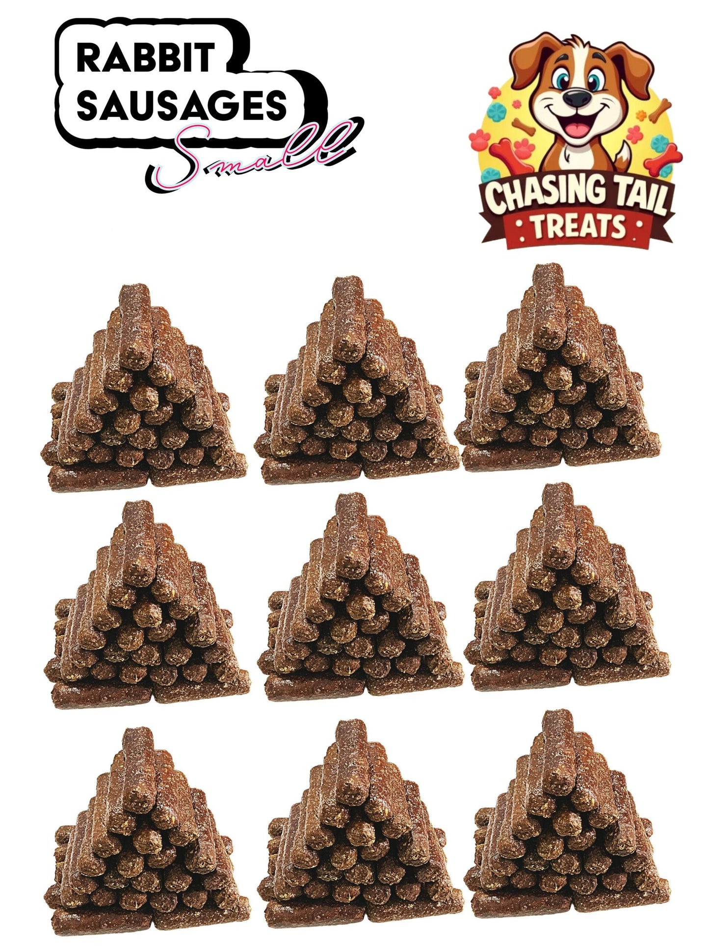 Natural Dog Treats - Gourmet Sausage's - Rabbit - 1KG