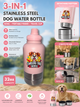 32oz Stainless Steel Dog Water Bottle