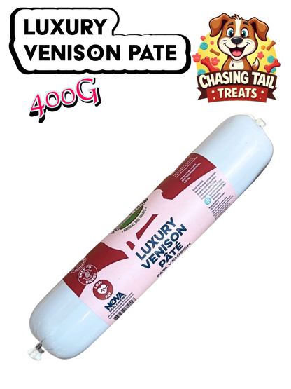 Natural Dog Treats - Luxury Venison Pate - 400G