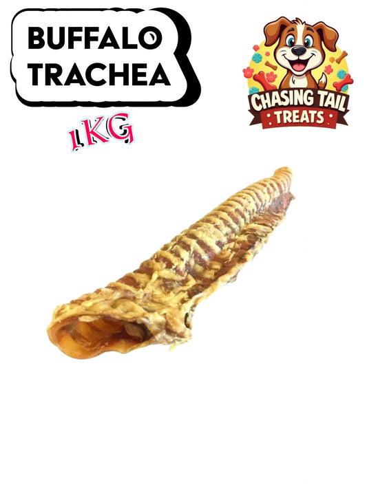 Natural Dog Treats - Buffalo Trachea - 1KG