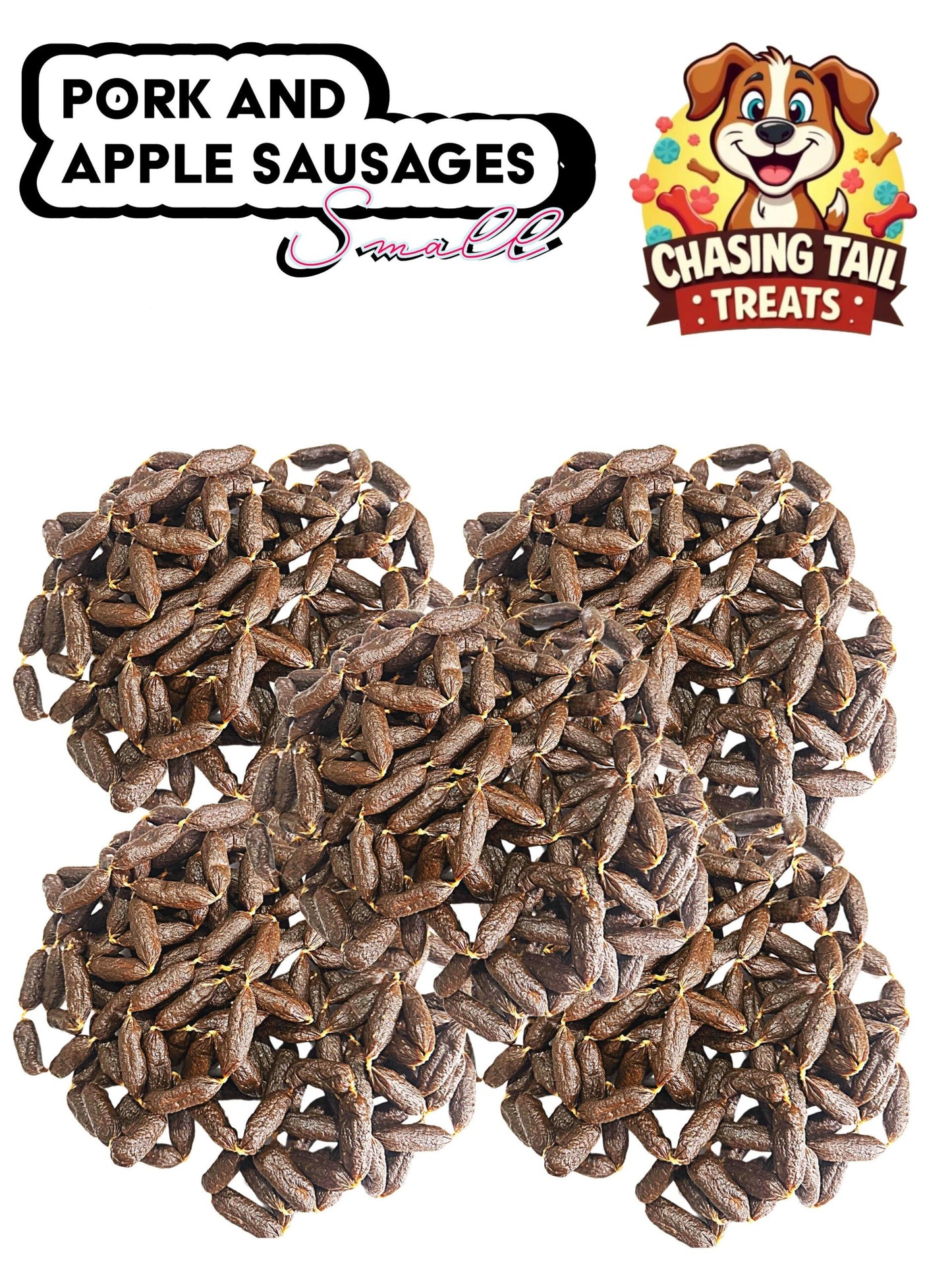 Natural Dog Treats - Dog Treats - Pork & Apple - 1KG