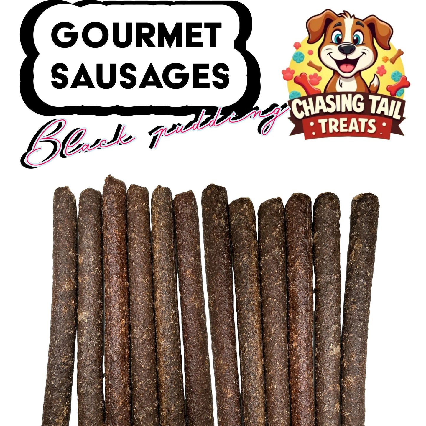 Natural Dog Treats - Gourmet Sticks - Long Sausages