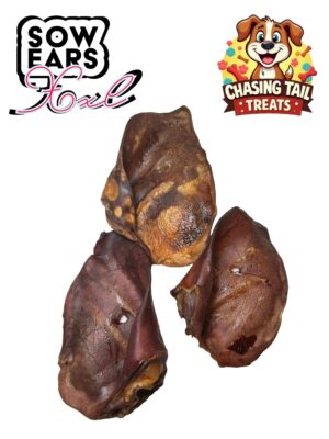 Natural Dog Treats - Sow Ears - Extra Extra Large