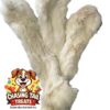 Natural Dog Treats - Rabbit Skin Rolls with Fur 50cm