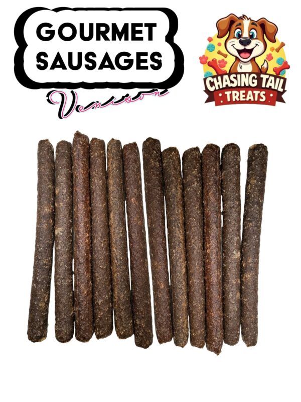 Natural Dog Treats - Gourmet Sticks - Long Sausages
