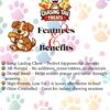 Natural Dog Treats - Jumbo Buffalo Skin Roll