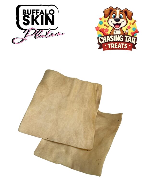 Natural Dog Treats - Buffalo Skin Plates