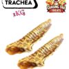 Natural Dog Treats - Buffalo Trachea - 1KG