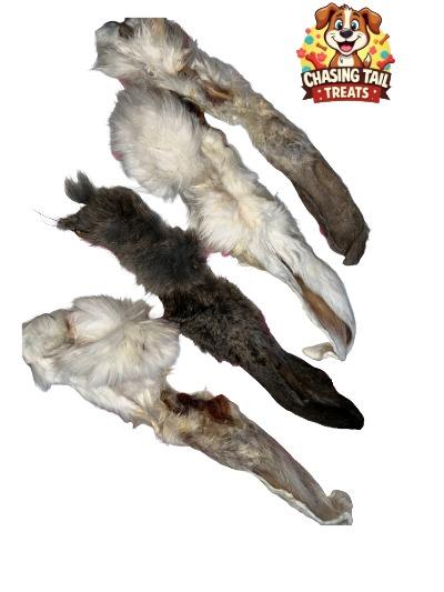 Natural Dog Treats - Hairy Rabbit Ears - SIngle/500g/1KG