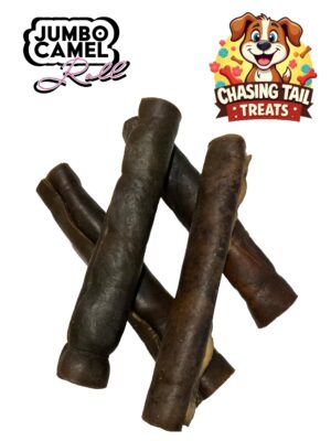 Natural Dog Treats - Jumbo Camel Skin Roll