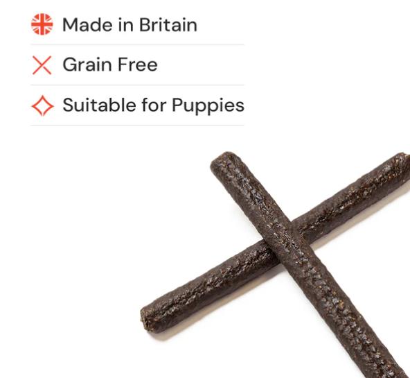 Natural Dog Treats - Gourmet Sticks - Long Sausages