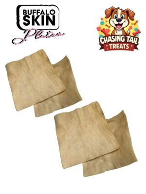 Natural Dog Treats - Buffalo Skin Plates