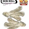 Natural Dog Treats - Rabbit Skin Rolls with Fur 50cm