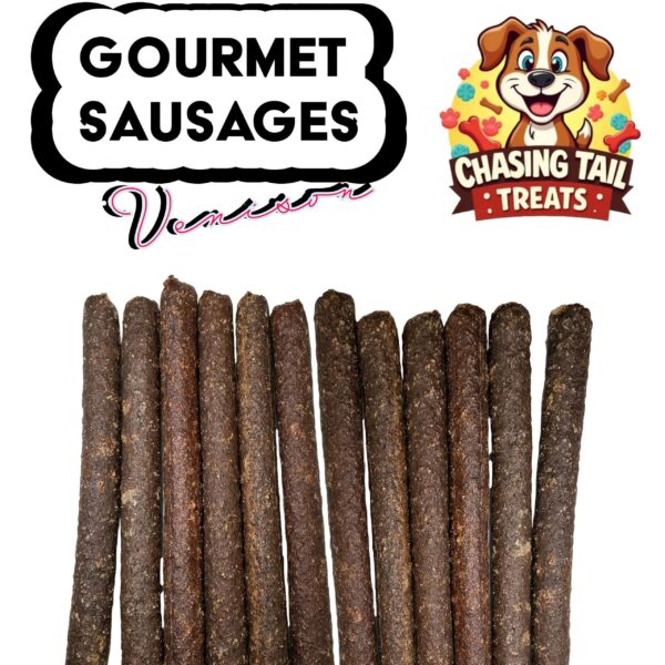 Natural Dog Treats - Gourmet Sticks - Long Sausages