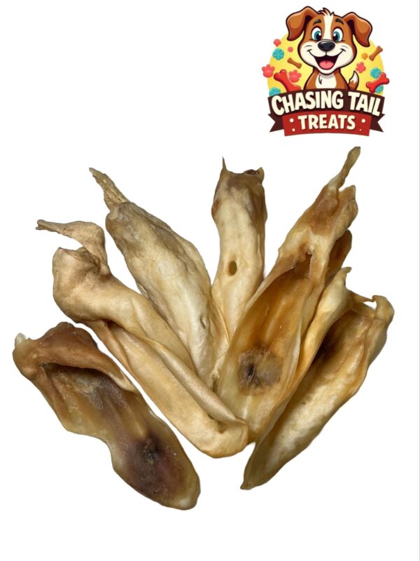 Natural  Dog  Treats  -  Plain  Goat  Ears