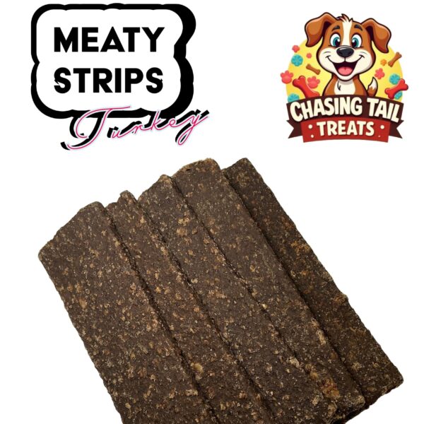 Natural Dog Treats - Gourmet Meaty Strips - 5pcs