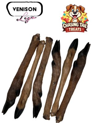 Natural Dog Treats - Venison Legs - Small