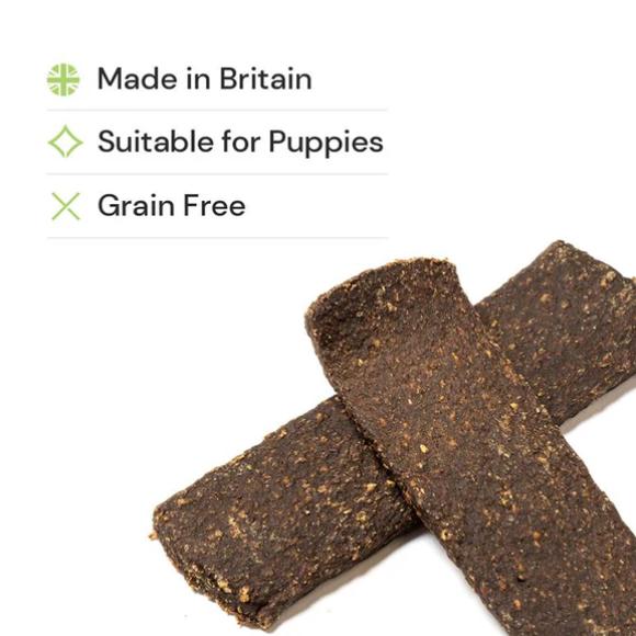 Natural Dog Treats - Gourmet Meaty Strips - 5pcs