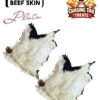 Natural Dog Treat - Hairy Beef Skin Plate