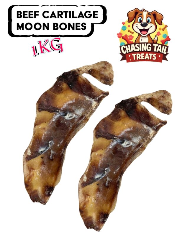 Natural Dog Treats - Beef Cartilage (Moon Bone) 1kg