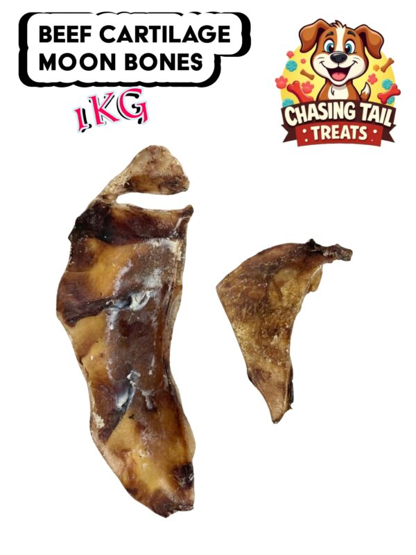 Natural Dog Treats - Beef Cartilage (Moon Bone) 1kg