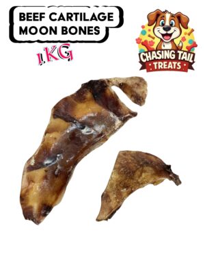 Natural Dog Treats - Beef Cartilage (Moon Bone) 1kg
